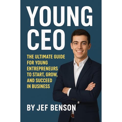 YOUNG CEO Audiolibro Por Jef Benson arte de portada