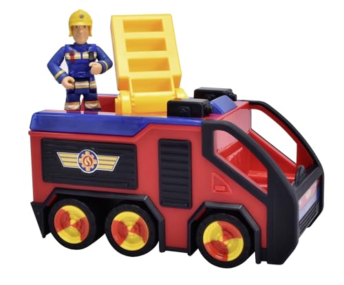 Simba Feuerwehrmann Sam Junior Jupiter, Fahrzeug 17cm, Sam Figur 7cm, ab 3...