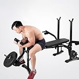 Développeur de jambe à double fonction pour l'entraînement du bas du corps: le développeur de la jambe prend en charge jusqu'à 220 livres et permet des extensions et des boucles de jambes lisses. Verrouillez la fixation pour les exercices de renforcement du noyau ou les entraînements abdominaux pour maximiser la polyvalence. Renforcez efficacement vos ischio-jambiers, quadriceps et veaux