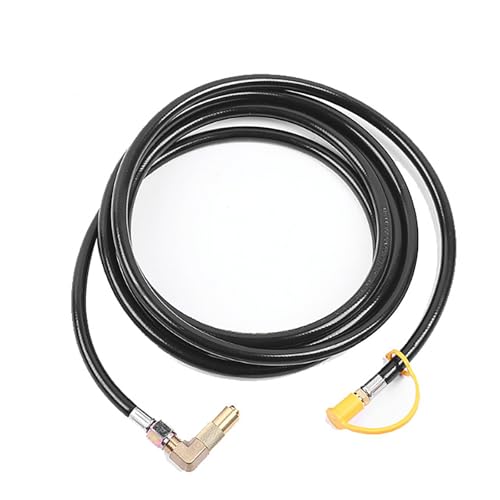 5ft Propane Supply Hose Pole Connector to Inverted Male Torches Portable Accessories for Efficient Camping and Barbecuing Soft Pole