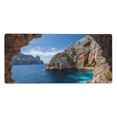 Tapis de souris de jeu 80x40 cm - Arche de Majorque pour bureau
