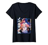 Damen Finde Liebe auf dem Cricketfeld Visual Novel (ADV-Spiel) T-Shirt mit V-Ausschnitt