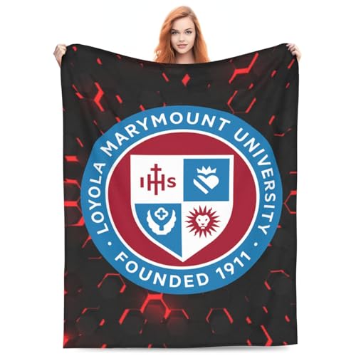 Loyola Marymount University Multi-Size Ultra-Soft Flannel Fleece Blanket - Non-Sagging Velvet Blanket
