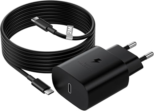 Caricabatterie Samsung 25W Super Rapido - Doppia Porta USB-C/USB-A, Con Cavo 1.8m, Per Galaxy S22/S21/S20 - Foto 3