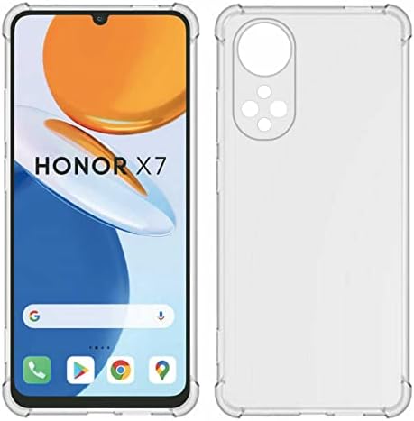 Cover Honor X7 Trasparente Ultrasottile - Doppio Strato PC+TPU Con Bumper Antiurto - Bianca