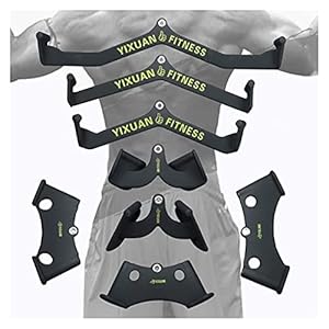 8PCS LAT Pull-Down Bar Kit, Power Cable Crossover Machine and Accessories | Strength Training, Triceps Bar, Multifunctional Sports Fitness Equipment (Size : 8PCS)