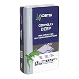 Bostik Cempolay Deep Self-Levelling Compound Grey - 20kg - Apply Between 5mm and 50mm - Fast Setting
