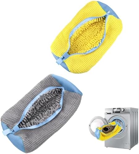 2 Pcs Shoe Washing Machine Bag Laundry Shoe Bag for Washer and Dr...