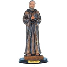 12" Inch Statue St Saint Padre Pio Santo estatua Figurine Religious