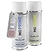 Produktbild MG PRIME Autolack Sprühdosen Set für Porsche 81P Rosenquarz Metallic Basislack Klarlack Spraydose 400ml