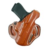 DeSantis Scabbard Gun Holster, Fits GLOCK 19, 19 GEN 5, 19X, 23, 32, 36, GLOCK 45, Wear with a Belt, Unisex Holster, Right-Hand Draw, Tan