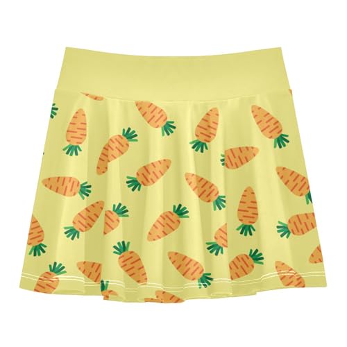 Girls Skorts High Waist Athletic Skirts with Shorts Carrot Stretchy Teens Performance Tennis