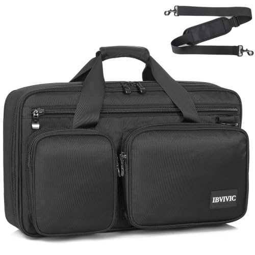 IBVIVIC DJ Controller Case Bag Fits for DDJ-FLX4 DDJ SB3 DDJ SB2 DDJ 400 DDJ RB Padded DJ Travel Carrying Bag DJ Mixer Case