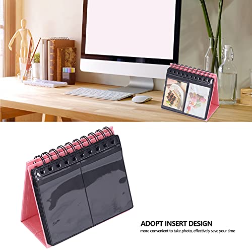 Tenpac Desktop-Fotoalbum, tragbares 3-Zoll-Fotoalbum für Fuji(Rosa) – Bild 5