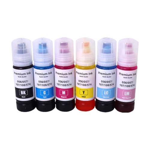 Encre d'imprimante L8050 L18050 cyan E-057C recharge 70ml pour flacon de rechange Epson