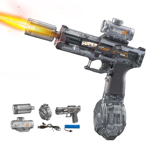 Snowall Electric Water Gun, Automatic Squirt Gun for Kids and Adults, Long Distance Water Pistol for Pool Beach Outdoor Play