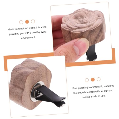 Difusor aromático eléctrico de madera SOLUSTRE para auto y hogar miniatura 6