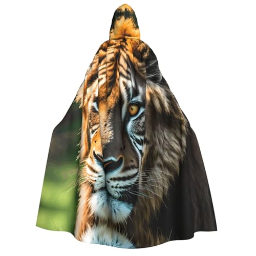 Cape à capuche imprimé animaux d'Afrique pour réussir votre costume de bal masqué