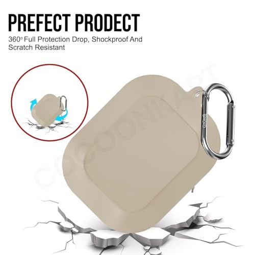 Image of Soft Silicone Case Cover Compatible for Realme Buds Air 8 (Master Gold)