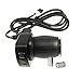 24 volt 5 Pin Scooter Throttle + Billet Valve Cap Set - LED Indicator - for Ezip, Currie, Izip, Schwinn Scooters