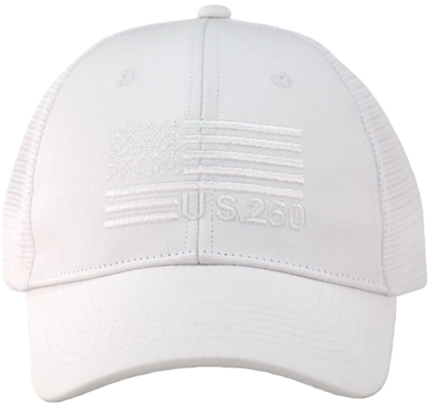 Image of TSSGBL USA Flag Trucker Hat - OSFM & XXL Big Head Fit, Adjustable Mesh Snapback American Patriotic Baseball Cap