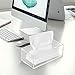 Acrylic Tissue Box Cover, Clear Tissue Box Holder, PITBVO Facial Napkin Dispenser Holder Case Dryer Sheet Holder for Car, Bathroom, Kitchen, Office, Living Room, Home, Laundry, Counter Hotel Use