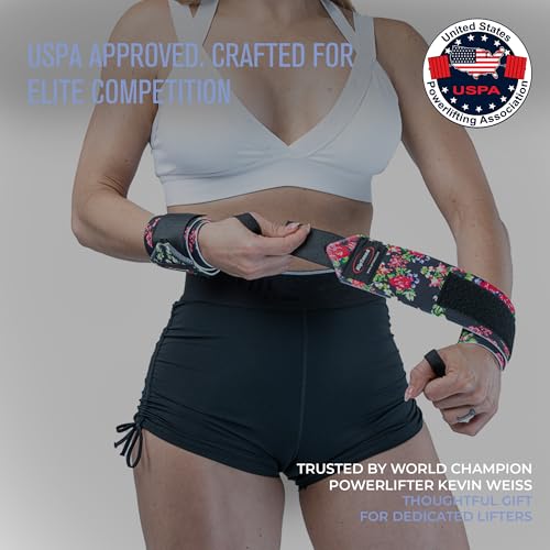 image for Rip Toned 18” Wrist Wraps - USPA Endorsed Wrist Straps for Weightlif
