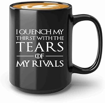 Gamers Coffee Mug 15oz Black -Quench my thirst - Streamer Boys Boyfriend Game Enthusiasts Videogame Player Teenage Multiplayer Content Creator