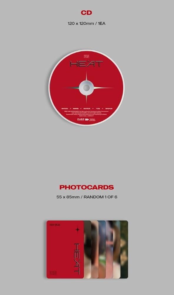 新品未開封 (G)I-DLE HEAT DIGIPAK ミンニ ver. Amazon.co.jp: (G)I-DLE - SPECIAL ALBUM [ HEAT ] (DIGIPAK - Member