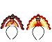 Set of 2 Thanksgiving Turkey headbands Holiday Party Accessories (One Size Fit All) by Joyin Toy