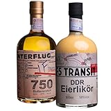 Interflug Butterscotch + F5 DDR Eierlikör 2x0.5l (Set) | 2 Flaschen a 500ml | Schwechower Brennerei (1229)