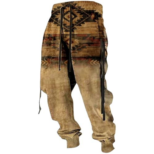 Amazon.com: LOAIHA Native American Pants Aztec Cowboy Ethnic