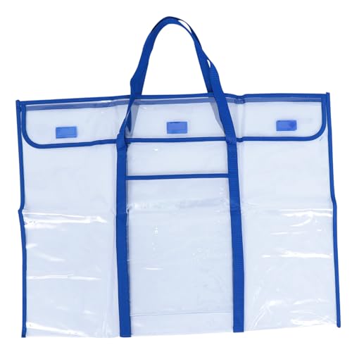 Bolsa transparente para tablones con asa y bolsillo POPETPOP