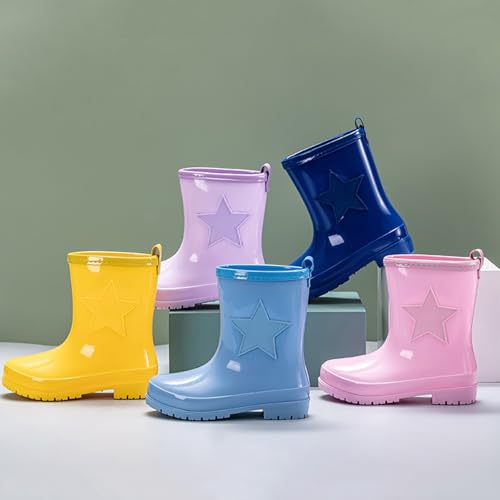 Bottes imperméables en caoutchouc enfant avec fermeture facile