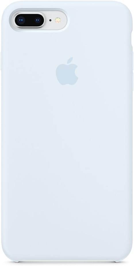 Opshell Soft Silicone Case Cover for Apple iPhone 8 Plus (5.5inch) Boxed- Retail Packaging (SkyBlue)