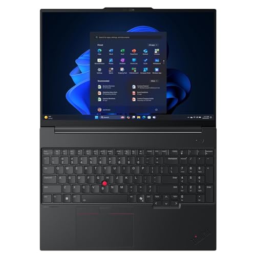 Image of Lenovo ThinkPad E16 Gen 3 Business Laptop Computer, Intel 16-Core Ultra 7 255H (Beat i9-13900H), 64GB DDR5 RAM, 2TB PCIe SSD, 16 inch FHD+, WiFi 6E, Backlit Keyboard, Fingerprint Reader, Windows 11 Pro