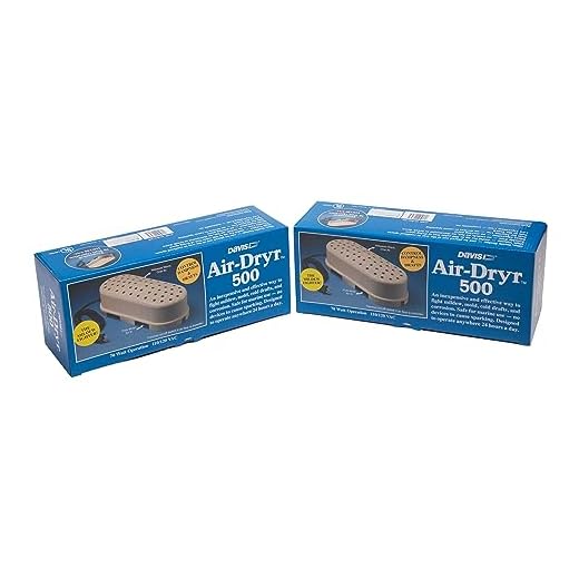 Davis Air-Dryr 500 (2 Pack) Quiet Dehumidifier for Confined Spaces & Covers Up to 500 Cubic Feet of Space