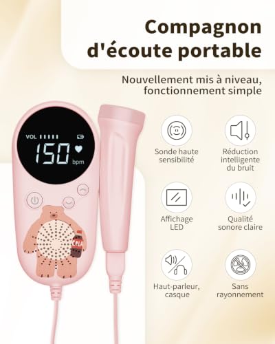 Eovuox – Magnifiques designs qui rendent les cadeaux pour futures mamans encore plus uniques, longue durée de vie de la batterie（#W8） (L'ours Coca-Cola) – vue 9