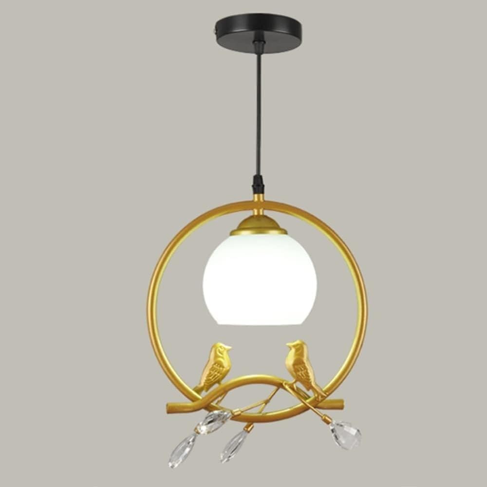 Lampe suspendue en verre avec hauteur réglable pour un éclairage de chevet précis