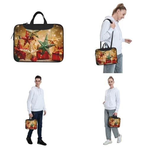 Bolsa Maletín para Laptop Estrellas Navideñas 15.6 pulgadas miniatura 7