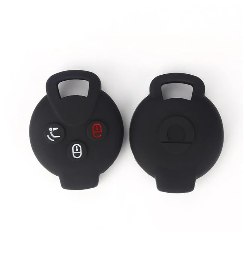 Weiche Silikon Schlüssel Abckung Shell Fob Für Merces Benz Smart City Fortwo Forfour Roadster Coupe Case 3 Knöpfe Taschen Schutz