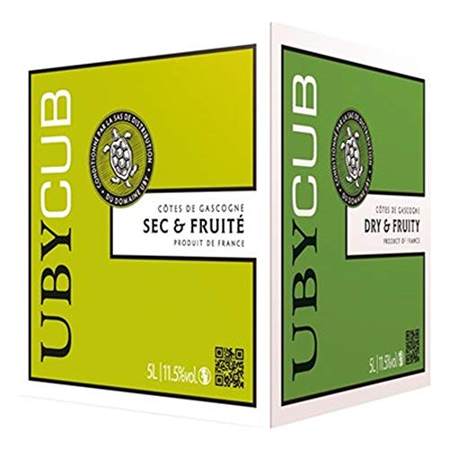 UbyCub 2019 Sec et Fruité - IGP Côtes de Gascogne - 5 Litres 5 litres