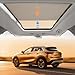 YIFOUM Car Panorama Sunroof Sunshade Curtain Cover Sun Shade Roller Blind Assembly for Infiniti QX30 Q30 2016 2017 2018 2019-912501A69A (Beige)