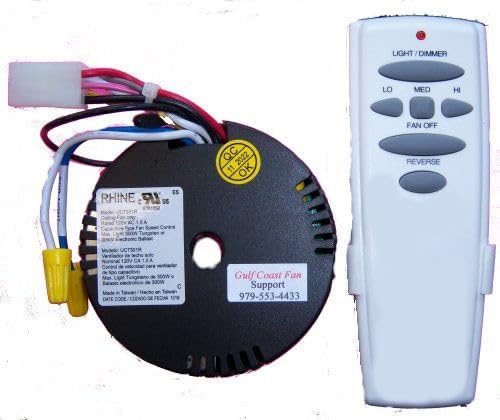 CP9110R and CP9430R Replacement Ceiling Fan Remote Control Receiver. Replaces Hunter CP9430R and CP9110R only if it is The Version That is Located in The Switch housing, Below The Blades.