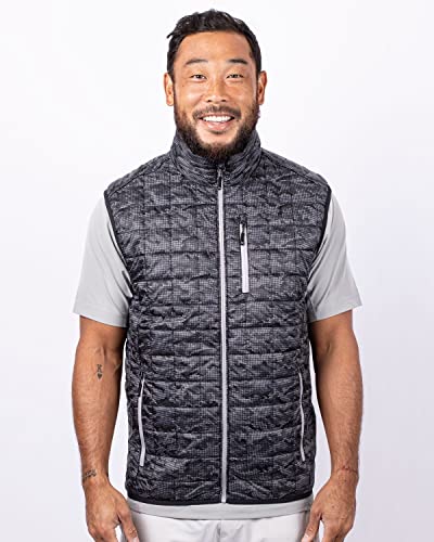 Cutter & Buck Rainier Primaloft Mens Eco Insulated Full Zip Printed Puffer Vest4