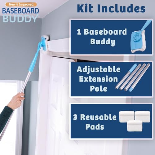 Baseboard Buddy with Extendable Handle