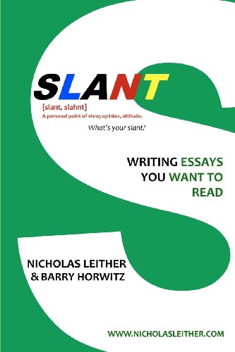 Slant: Writing Essays You Want to Read