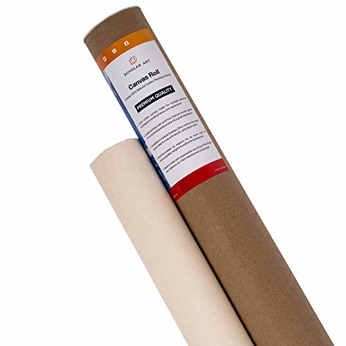 Scholar Art Artist Series 10 Oz (440 GSM) Medium Grain Primed Cotton ...