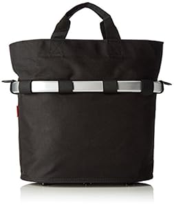 KlickFix 563011 Fahrradkorb Schwarz Stoff 34x31x17.5 cm