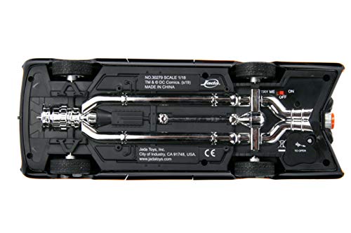 Image of Batmobile Working Lights with Batman and Robin Figures, 1966 Classic TV Series - Jada 98625 - 1 /18 Scale Diecast Model Toy Car